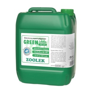 ZOOLEK Green ichtio (0049) - Preparat na ospę rybią (kulorzęska 5000 ml) - 1
