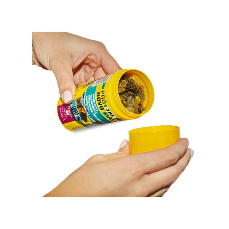 JBL PRONOVO MALAWI FLAKES M 1000MLPokarm podstawowy w płatkach dla pielęgnic zjadających porosty - 4