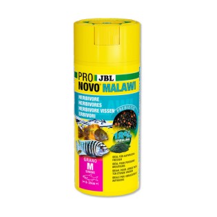 JBL PRONOVO MALAWI GRANO M 250ML CLICK Pokarm podstawowy dla pielęgnic zjadających porosty 8-20 cm - 4