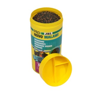 JBL PRONOVO MALAWI GRANO M 250ML CLICK Pokarm podstawowy dla pielęgnic zjadających porosty 8-20 cm - 1 JBL PRONOVO MALAWI GRANO M 250ML CLICK Pokarm podstawowy dla pielęgnic zjadających porosty 8-20 cm - 1