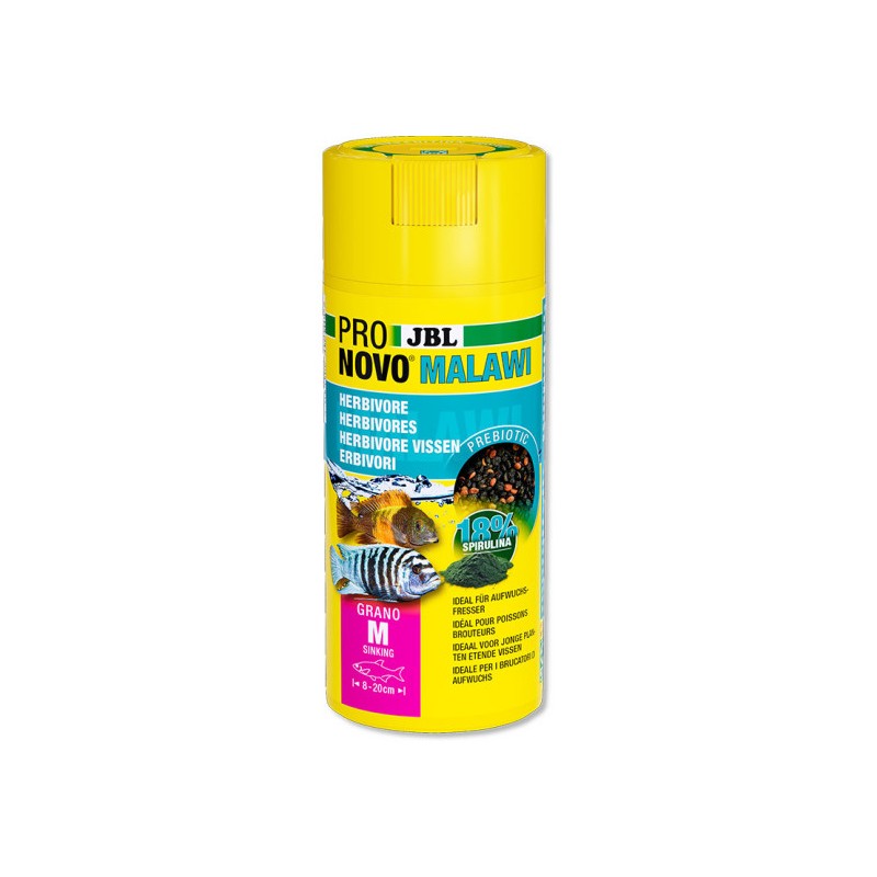 JBL PRONOVO MALAWI GRANO M 1000ML Pokarm podstawowy dla pielęgnic zjadających porosty 8-20 cm - 2