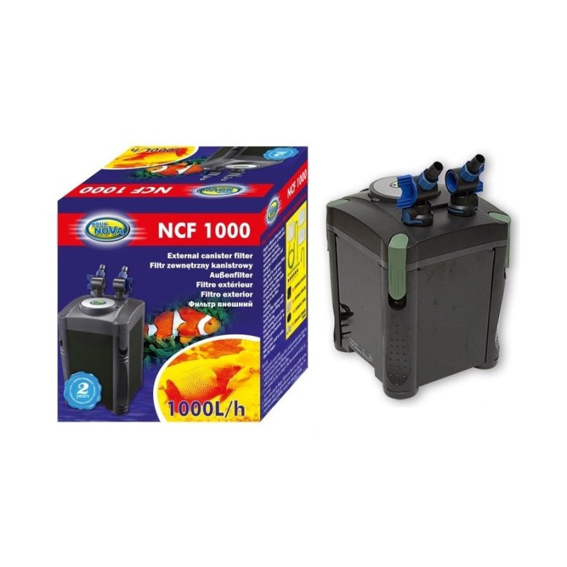 AQUA NOVA NCF-1000 (NCF-1000) - Filtr zewnętrzny do akwarium max. 300l - 2