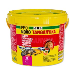 JBL PRONOVO TANGANYIKA FLAKES M 5,5l (3120300) Pokarm podstawowy w płatkach dla drapieżnych pielęgnic 8-20 cm - 2