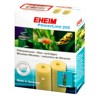 EHEIM Filter Cartridge 2szt (2615480) - Gąbka wymienna do filtra PowerLine 200 (2048) - 1