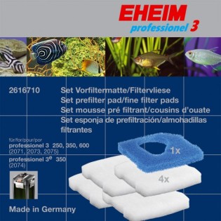 EHEIM Komplet Gąbek (2616710) - filtra Professionel 3 2071/2073/2075, termofiltrów 2171/2173 i Professionel 3e 2074 - 1 EHEIM Komplet Gąbek (2616710) - filtra Professionel 3 2071/2073/2075, termofiltrów 2171/2173 i Professionel 3e 2074 - 1