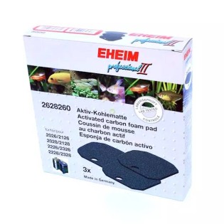 EHEIM Carbon Filter Pad 3 szt. (2628260) - Wkład gąbkowy, węglowy do filtra Experience 350 (2426) - 2