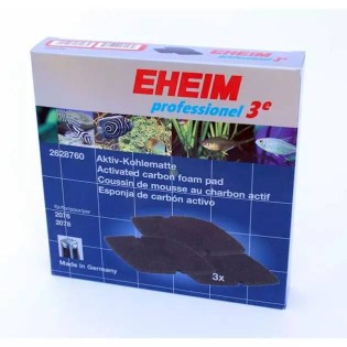 EHEIM Carbon Filter Pad 3szt. (2628760) - Wkład gąbkowy, węglowy do filtra Professionel 2076, 2078, 2178 - 2