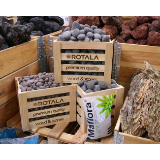 ROTALA Premium Pebbles - Black Lava 2,0-3,0cm 1kg (LSBP1) - 1 ROTALA Premium Pebbles - Black Lava 2,0-3,0cm 1kg (LSBP1) - 1