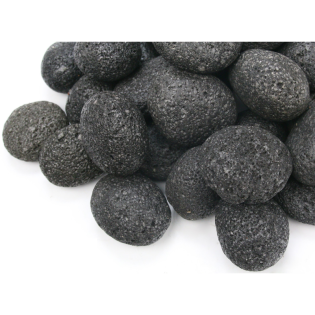 ROTALA Premium Pebbles - Black Lava 7-11cm 1kg (LSBP4) - 1 ROTALA Premium Pebbles - Black Lava 7-11cm 1kg (LSBP4) - 1