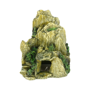 STONE -L / Skała z grotą i mchem 19cm (234-104569) - 2