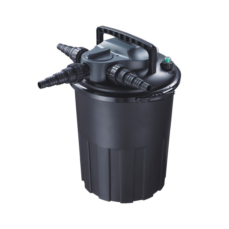 Kompletny filtr NFF-15000 z króćcami, lampą UV-C 36 W i systemem SELF CLEAN.