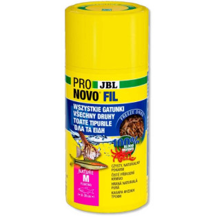 JBL PRONOVO FIL M 250 ml – naturalna liofilizowana ochotka dla słodkowodnych ryb ozdobnych.