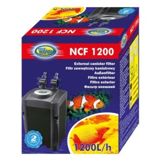 AQUA NOVA NCF-1200 (NCF-1200) - Filtr zewnętrzny do akwarium maks. 400l - 5